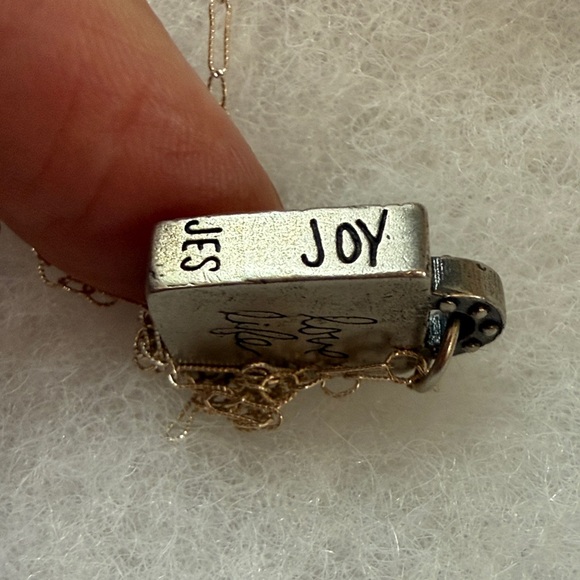 Sundance Silver Necklace with Turquoise "C" Pendant by Jes MaHarry (NIB) - Picture 5 of 8